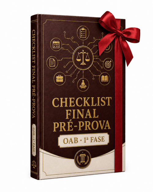 Mockup do Checklist Final Pré-Prova OAB 1ª Fase