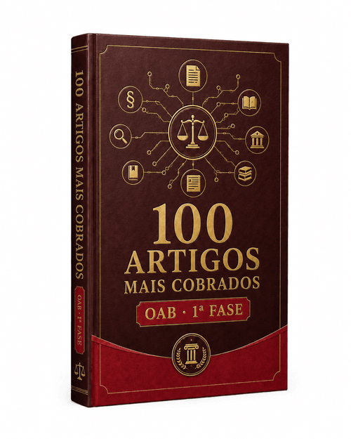 Mockup do Kit 100 Artigos Mais Cobrados OAB