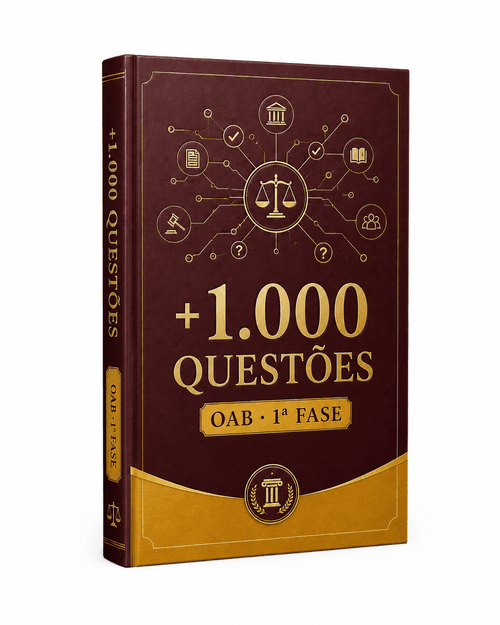Mockup do Kit +1.000 Questões OAB